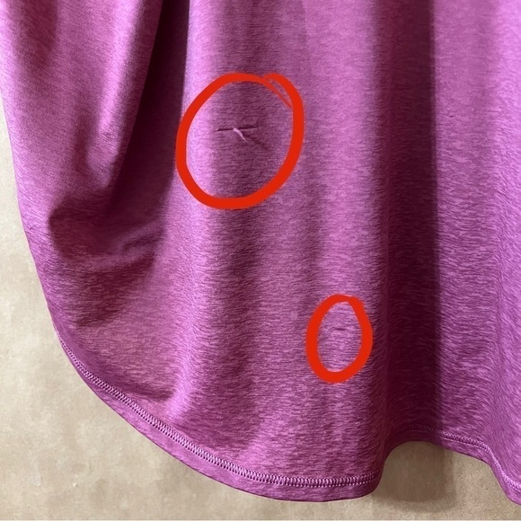 Lululemon | Essential Tank *Pleated Back Moss Rose Scoop Neck Tank Top Size 6 - Picture 9 of 10